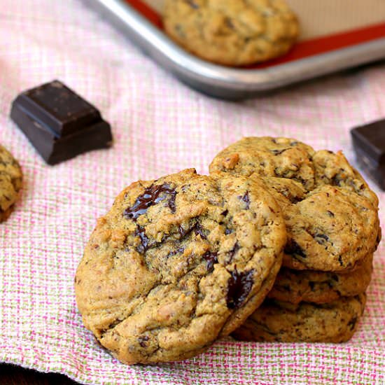 Lower Sugar Chocolate Chip Cookies - Recipe photo by DomesticDreamboat