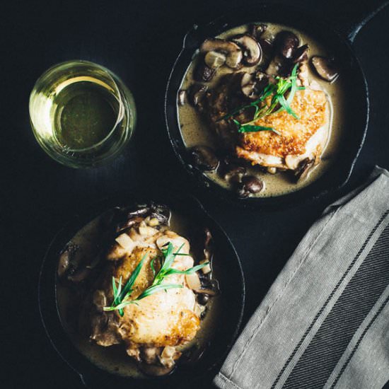 Chicken Fricassee - Recipe photo by saltpepperskillet