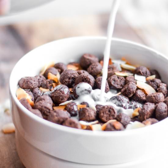 Chocolate Coconut Cereal - Recipe photo by mymoderncookery