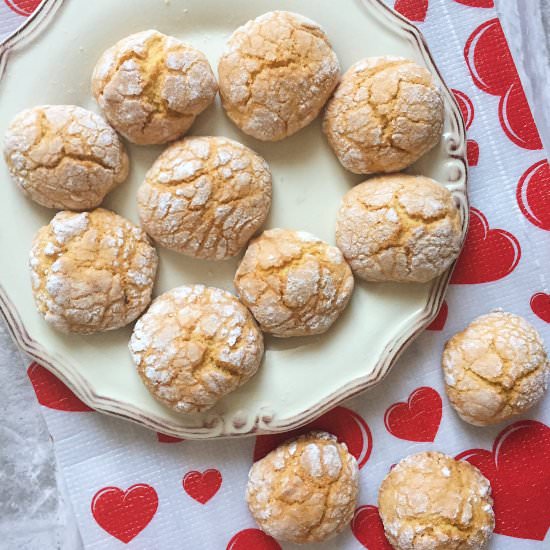 Cracked Lemon Cookies - Recipe photo by apinchofasli