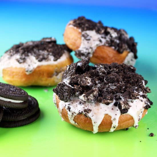Vegan Oreo Cream Stuffed Donuts - Recipe photo by GretchensBakery