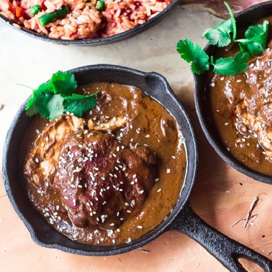 Chicken Mole Poblano - Recipe photo by Gday Souffle