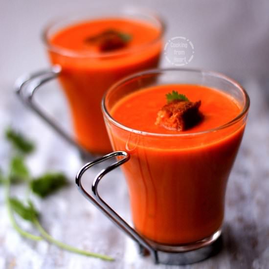 Roasted Bell Pepper Soup - Recipe photo by ch_cooks