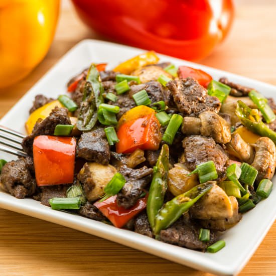 Stir fried Beef with Mushroom - Recipe photo by meemiskitchen
