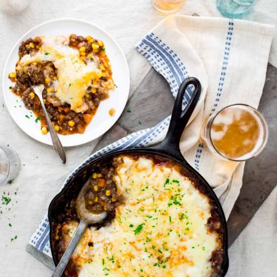 Healthy Skillet Shepherd’s Pie - Recipe photo by healthy seasonal recipes