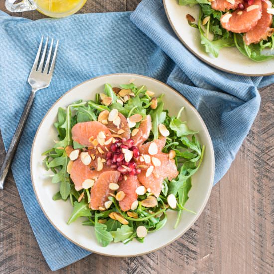 Pomegranate Grapefruit Winter Salad - Recipe photo by foodiegirlchicago