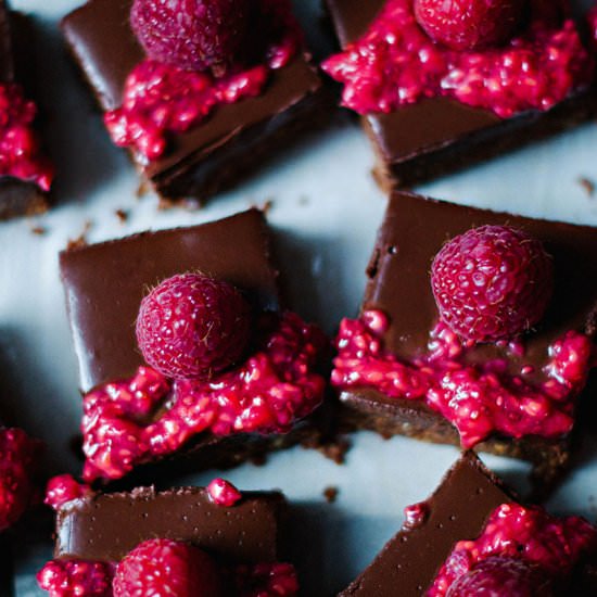 Almost Raw Nutella Brownies - Recipe photo by spice and sprout