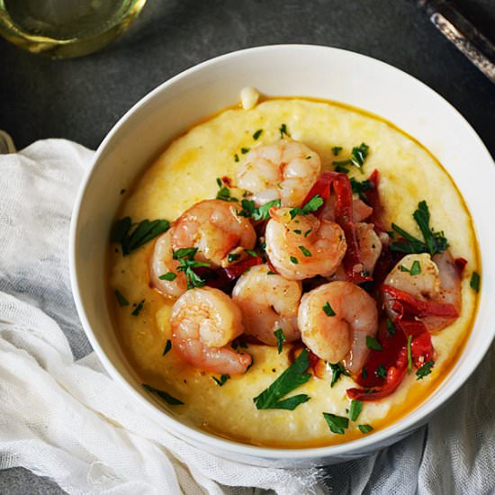 Easy Shrimp and Grits Recipe - Recipe photo by LifeTastesGood