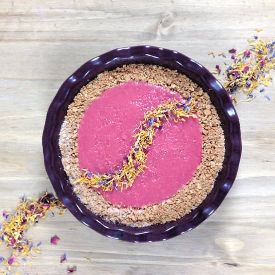 Rhubarb Tart and Crumble - Recipe photo by agourmetfoodblog