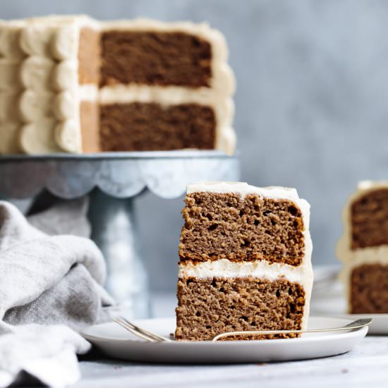 Spiced Banana Date Cake - Recipe photo by snixykitchen