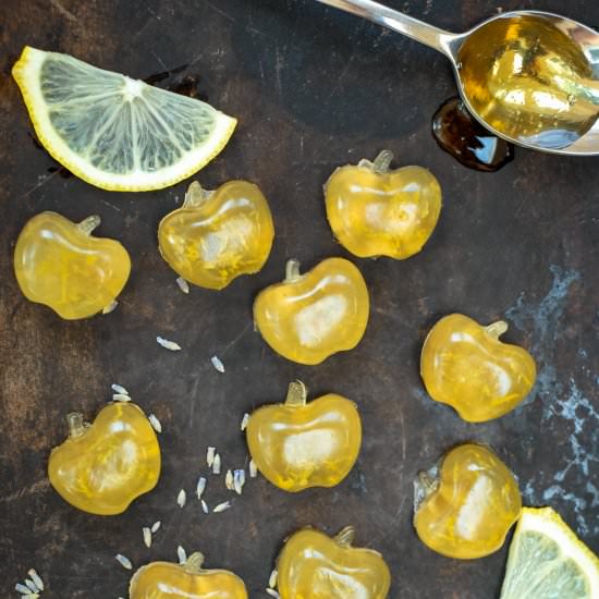 lemon lavender gummies - Recipe photo by kumquat