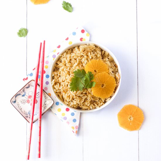 Orange and Ginger Rice - Recipe photo by Healthy Little Foodies