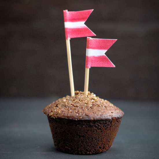 Grain-Free Chocolate Coffee Muffins - Recipe photo by kumquat