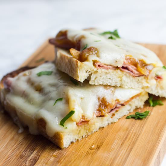 French Onion Sandwiches - Recipe photo by awayfromthebox