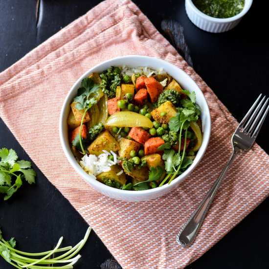 Vegetable Samosa Bowl - Recipe photo by kristinkitchen