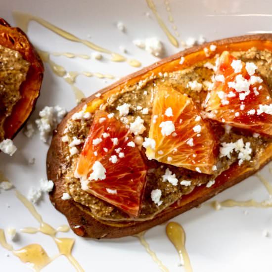 Blood Orange Sweet Potato Toast - Recipe photo by MissAlliesKitchen