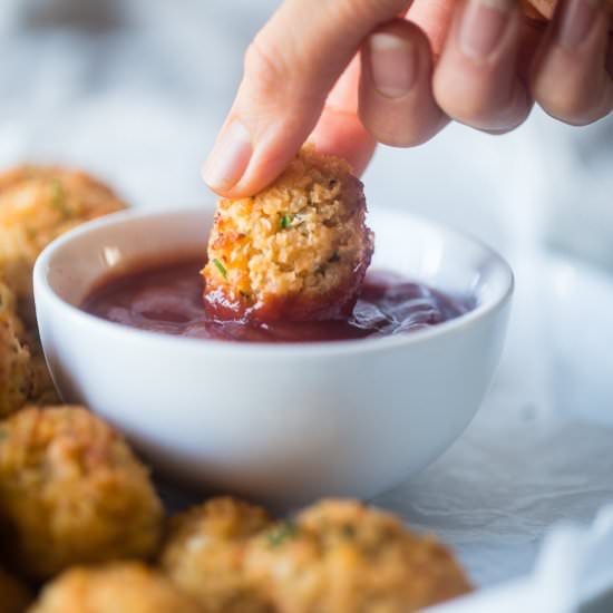 Cauliflower Tater Tots - Recipe photo by foodfaithfitness