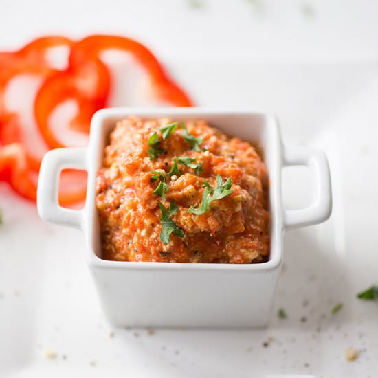 Romeso Sauce - Recipe photo by Kiwi and Carrot