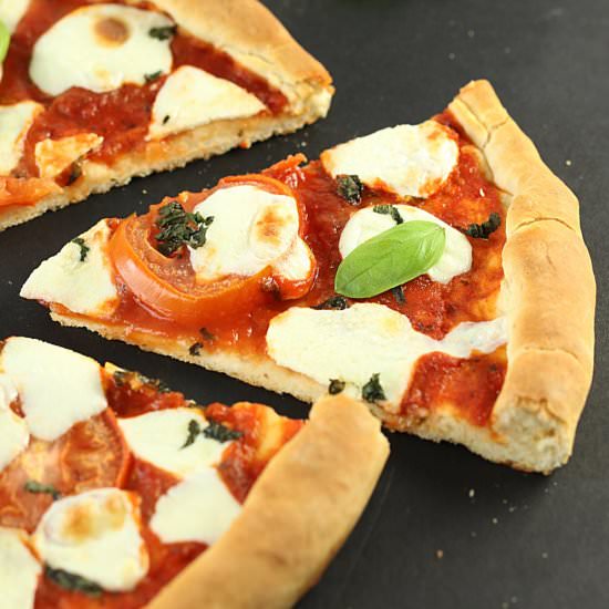 Whole Wheat Margherita Pizza - Recipe photo by ruchiskitchen