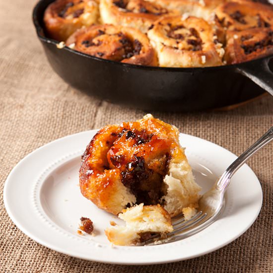 Overnight Sausage Honey Buns - Recipe photo by browniebites