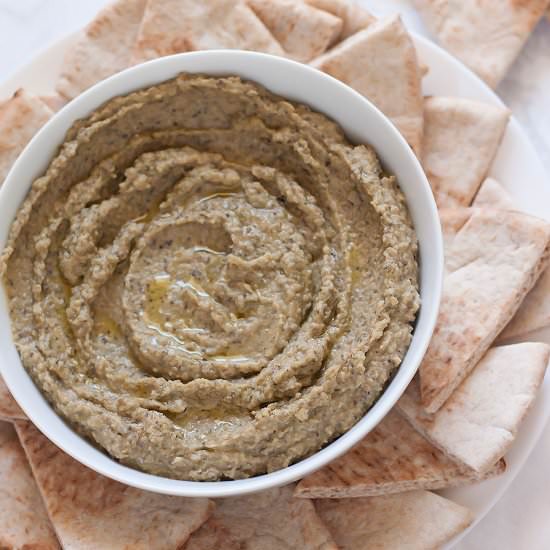 5-Minute Kalamata Olive Hummus - Recipe photo by asassyspoon