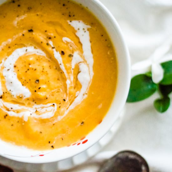 Germ-Kicking Carrot Ginger Soup - Recipe photo by Thenaturalnurturer