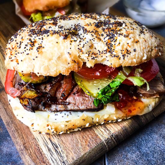 Farmer's Market Steak Sandwiches - Recipe photo by kelliericecakes