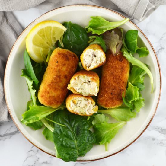 Chicken croquettes with ricotta - Recipe photo by Inside the rustic kitchen