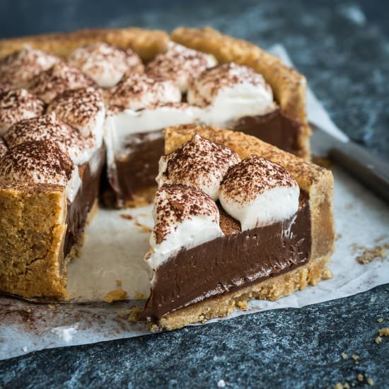 Dulce de Leche Chocolate Tart - Recipe photo by veselina zheleva