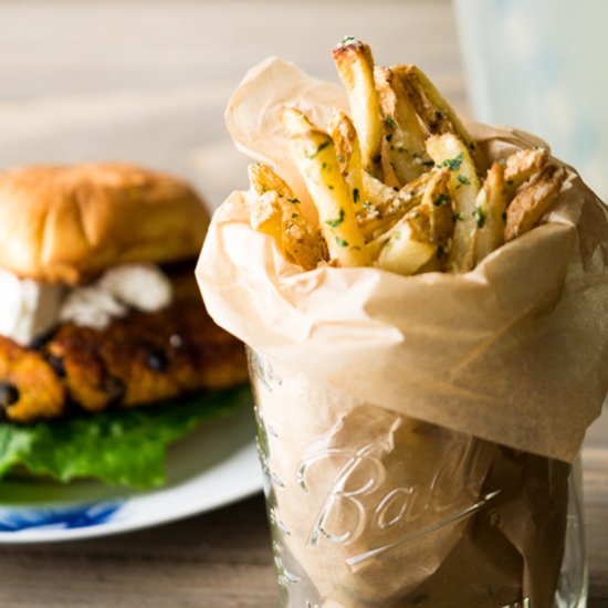 Easy Parmesan Truffle Fries - Recipe photo by hungerthirstplay