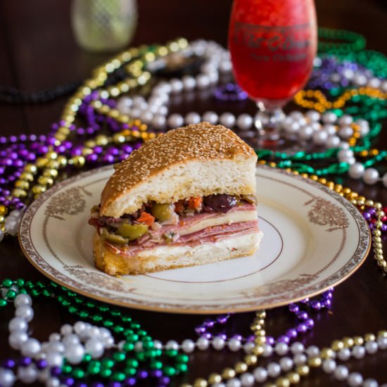 Mardi Gras Muffulettas - Recipe photo by Justin Hankins