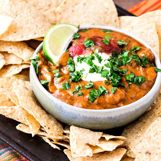 Spicy Chili Cheese Dip - Recipe photo by onlinepastrychef