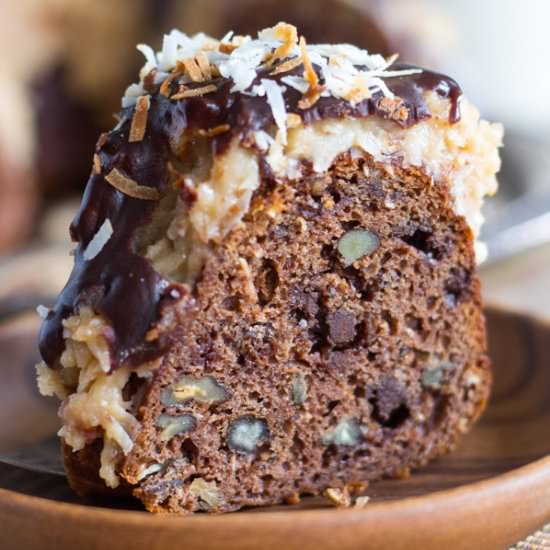 German Chocolate Bundt Cake - Recipe photo by thegoldlininggirl