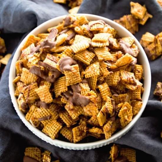 Samoa Chex Mix - Recipe photo by julieseatsandtreats