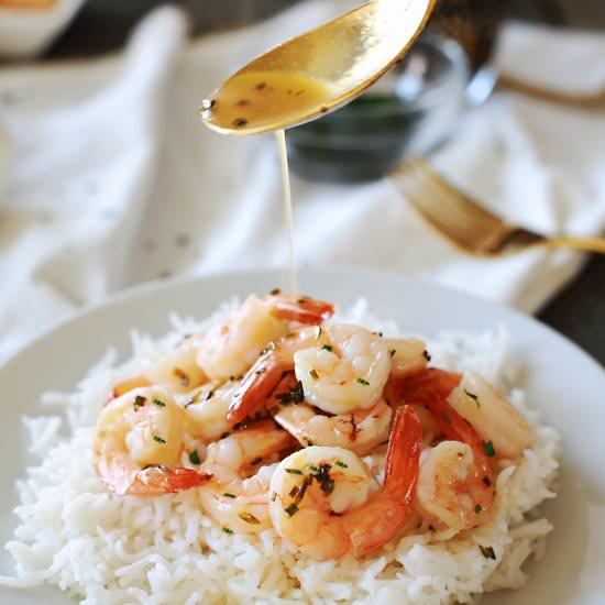 ScrumptiousSweet Heat Garlic Shrimp - Recipe photo by FlirtingwithFlavor