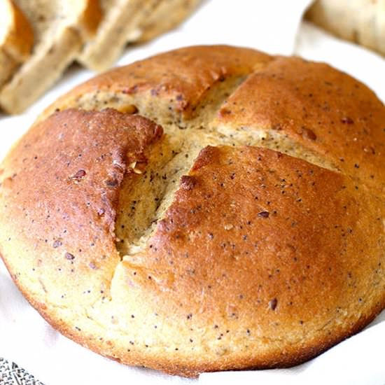 Seeded Oatmeal Wheat Bread - Recipe photo by suebeehomemaker