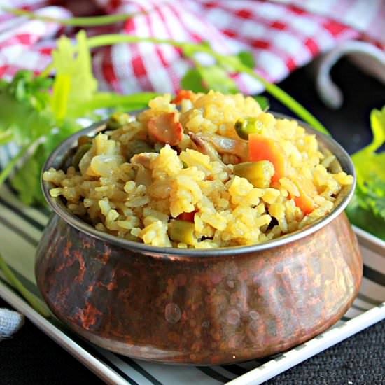Vegetable Briyani - Recipe photo by Aromatic Cooking