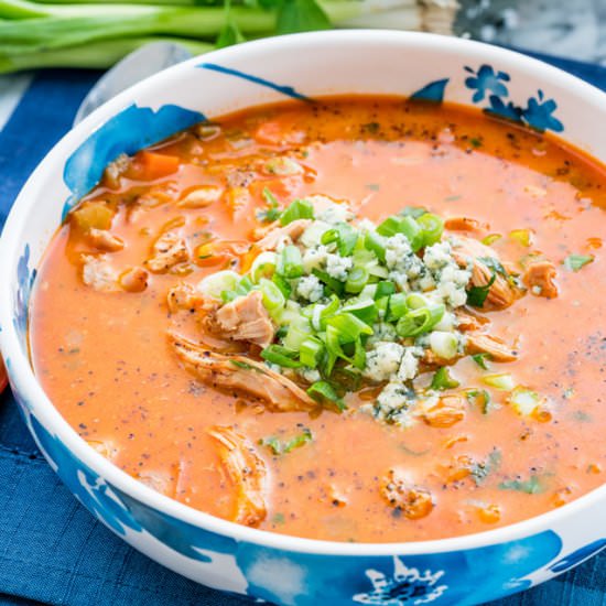 Buffalo Chicken Wing Soup - Recipe photo by jocooks