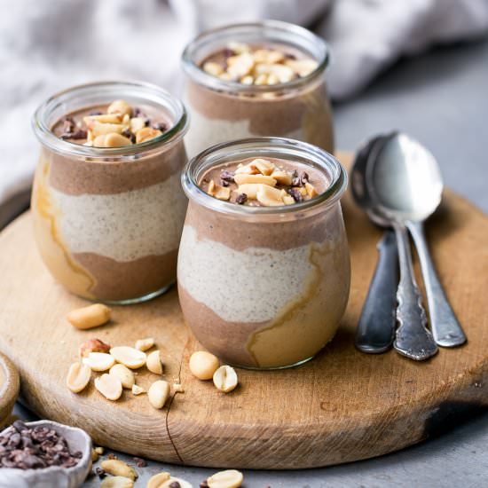 Chocolate PB Chia Pudding - Recipe photo by bakerita