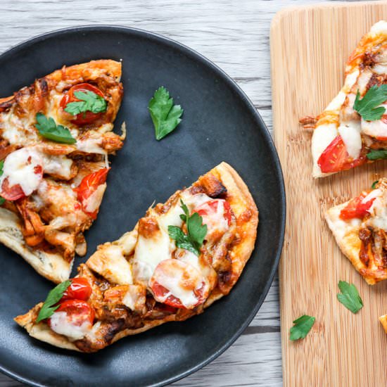 Chicken Tikka Masala Pizza - Recipe photo by the food blog