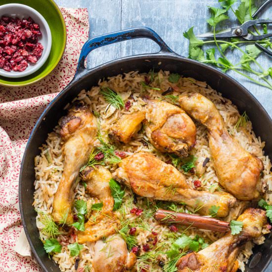 One-pot Chicken and Cardamom Rice - Recipe photo by recipesfromapantry