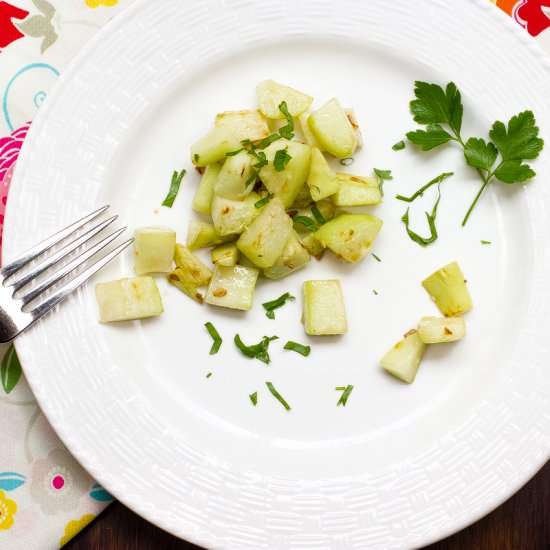 Make a New Friend: Chayote - Recipe photo by muttandchops