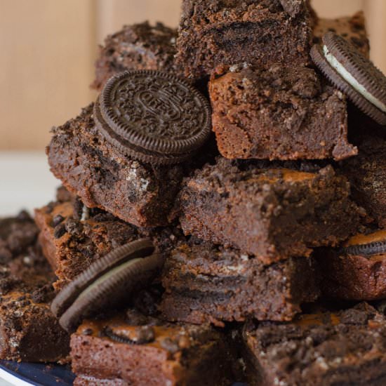cookies & cream brownies - Recipe photo by freshaprilflours