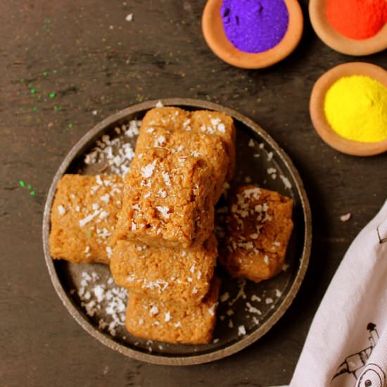 Dulce De Leche Coconut Burfi - Recipe photo by PriyaShiva