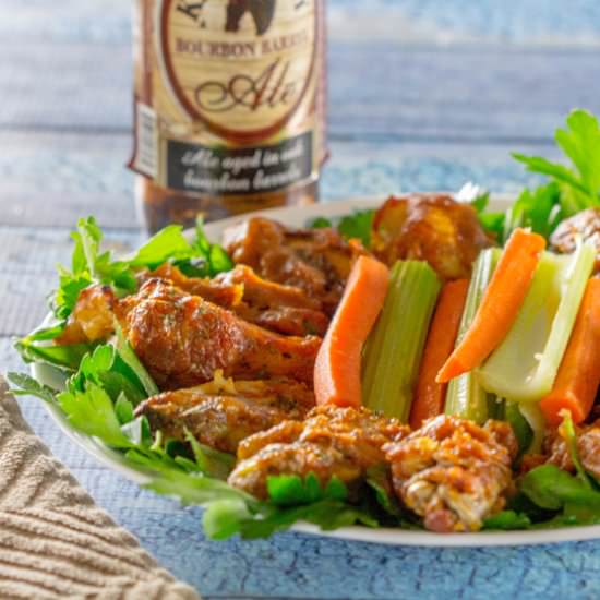 Baked mango buffalo chicken wings - Recipe photo by slimchefrecipes