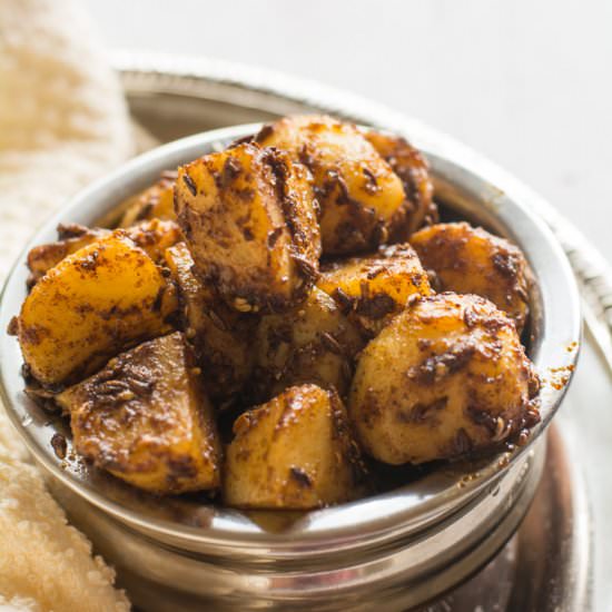 Cumin Potato - Recipe photo by pepperbowl