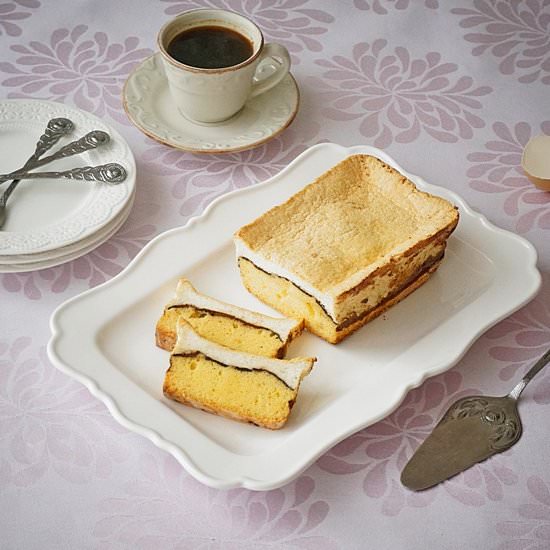 Pound cake with three colours - Recipe photo by lacuisinedesimona