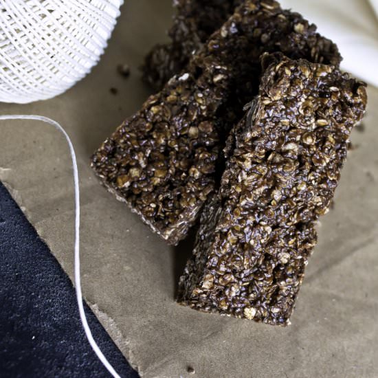 No Bake Choco Coconut Chia Seed Bar - Recipe photo by TonysFoods