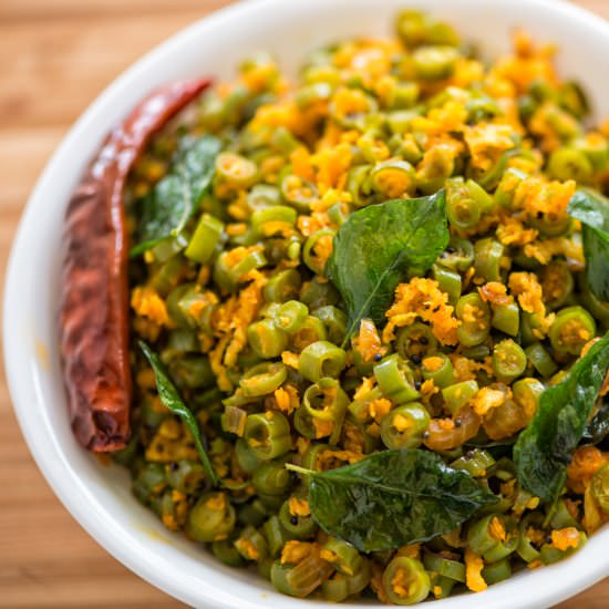 Kerala Green Beans Stir Fry - Recipe photo by meemiskitchen