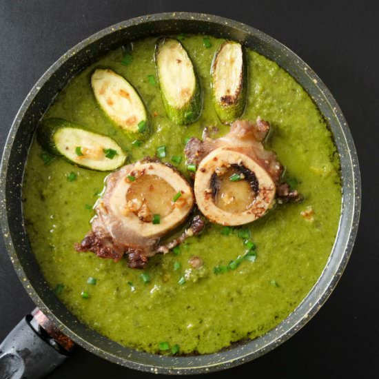 Garlic Bone Marrow Green Soup - Recipe photo by biohackers recipes